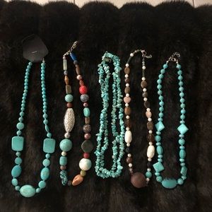 5 new beautiful turquoise turquoise necklaces